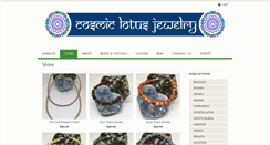 Desktop Screenshot of cosmiclotusjewelry.com